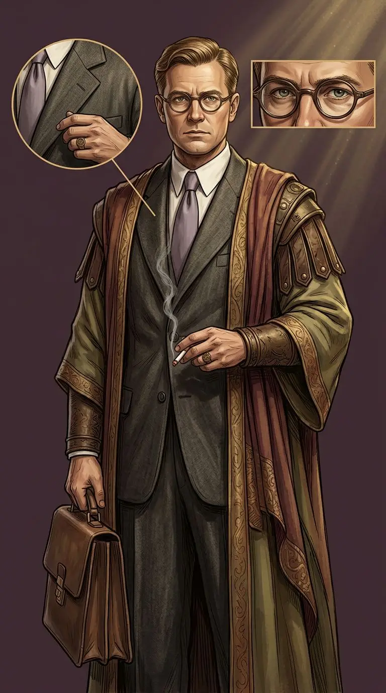 Tom Hagen portrait — AI comic character on TabStory