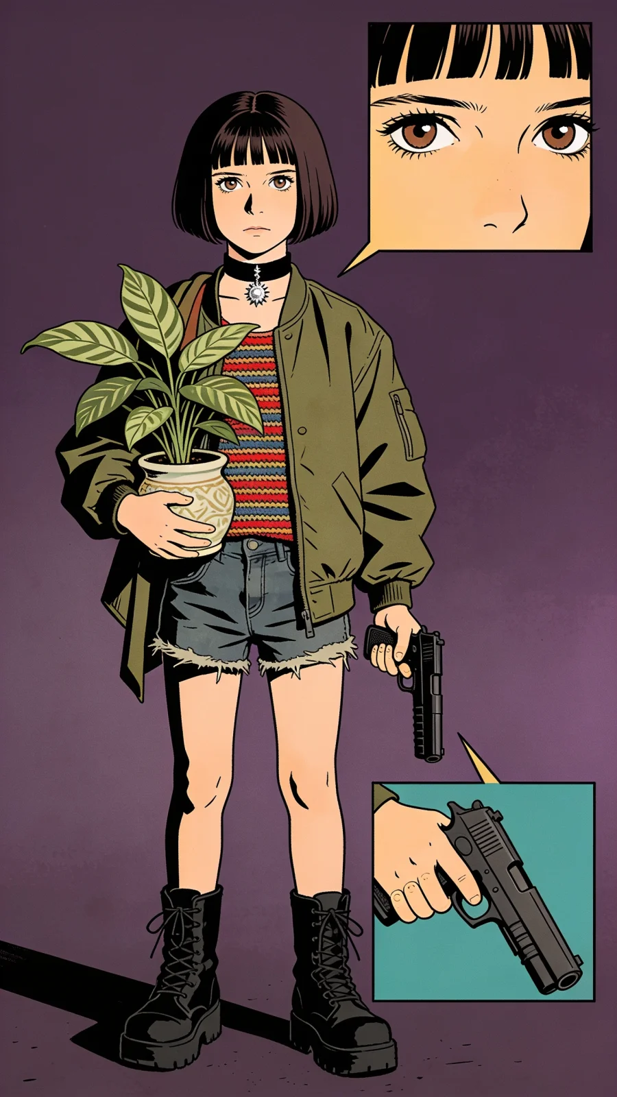 Mathilda Lando portrait — AI comic character on TabStory