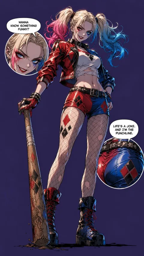 Harley Quinn — AI comic character