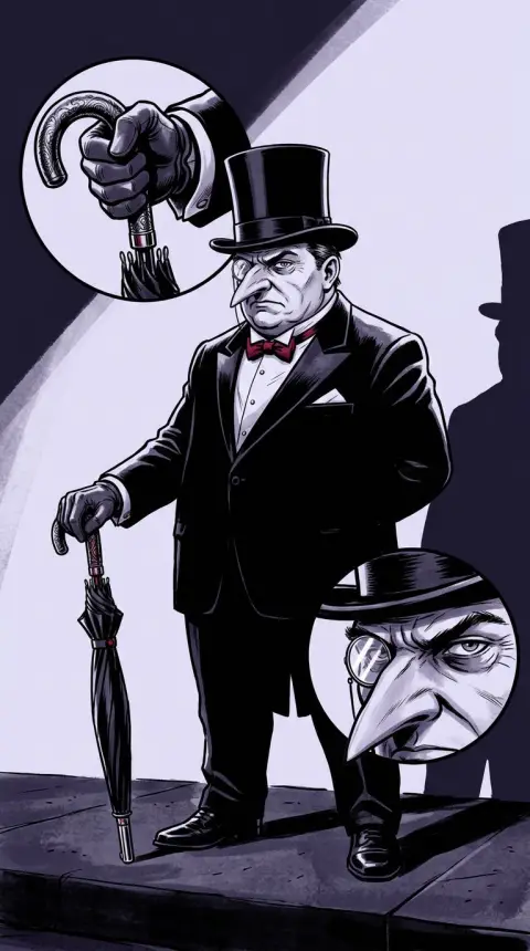 Penguin / Oswald Cobblepot — AI comic character