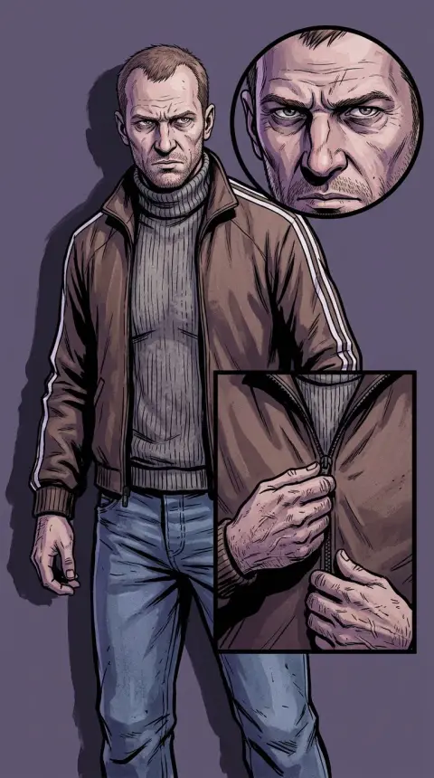 Niko Bellic — AI comic character
