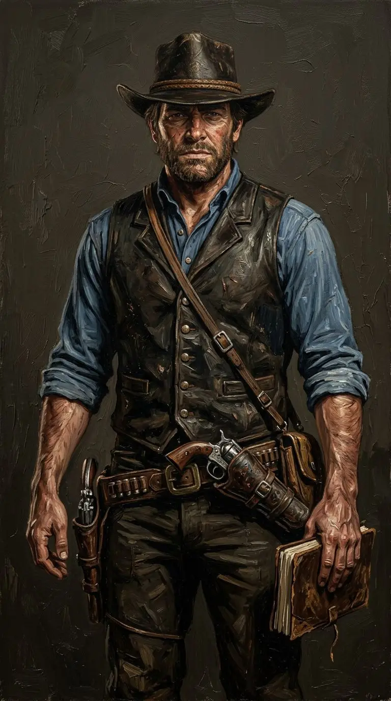 Arthur Morgan portrait — AI comic character on TabStory