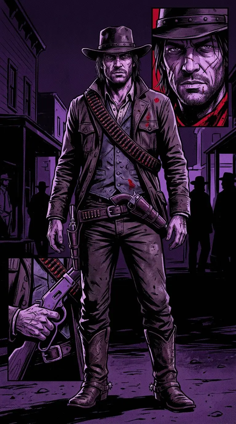 John Marston portrait — AI comic character on TabStory