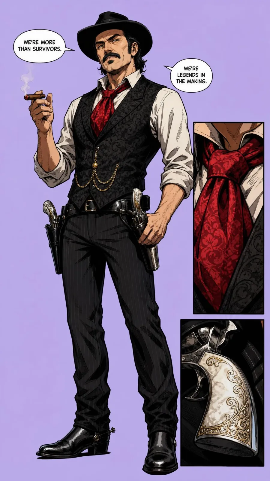 Dutch van der Linde portrait — AI comic character on TabStory