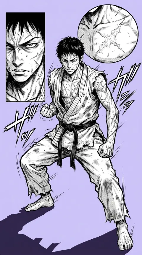 Ryo Narushima — AI comic character