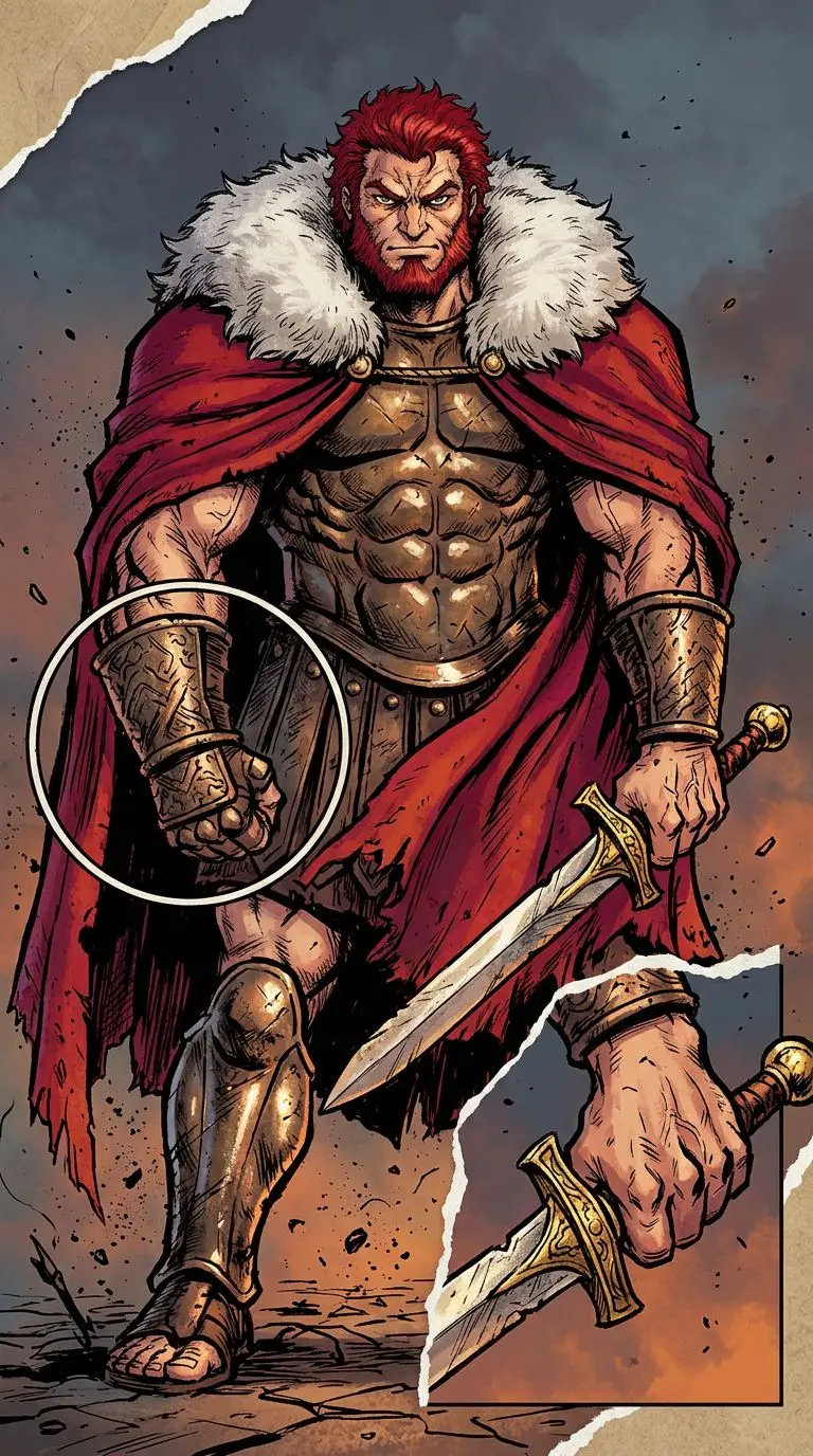 Iskandar portrait — AI comic character on TabStory