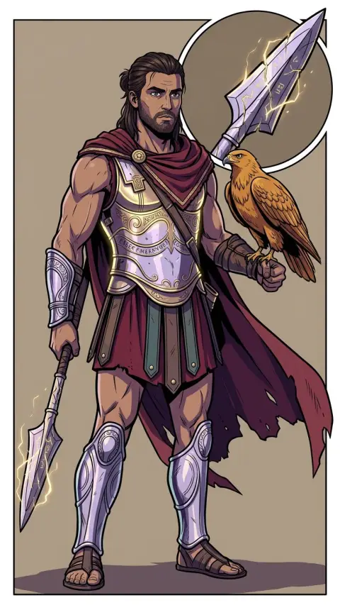 Alexios — AI comic character