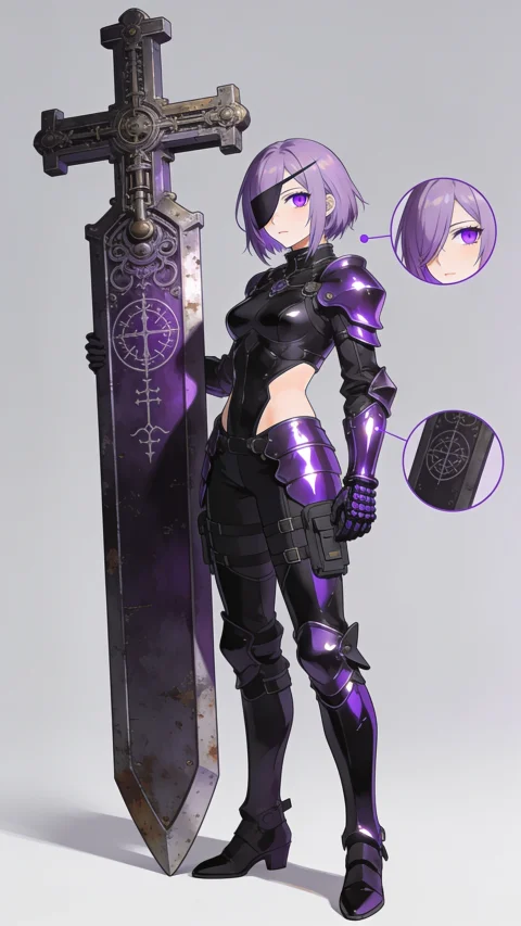Mash Kyrielight — AI comic character
