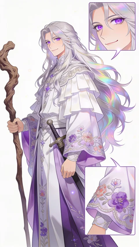Merlin (Fate) — AI comic character