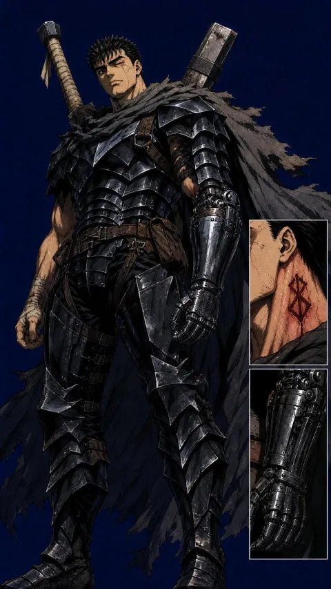 Guts — AI comic character