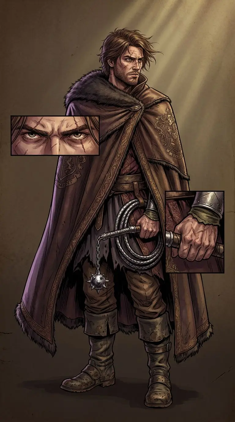Trevor Belmont portrait — AI comic character on TabStory
