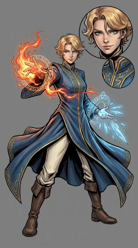 Sypha Belnades — AI comic character