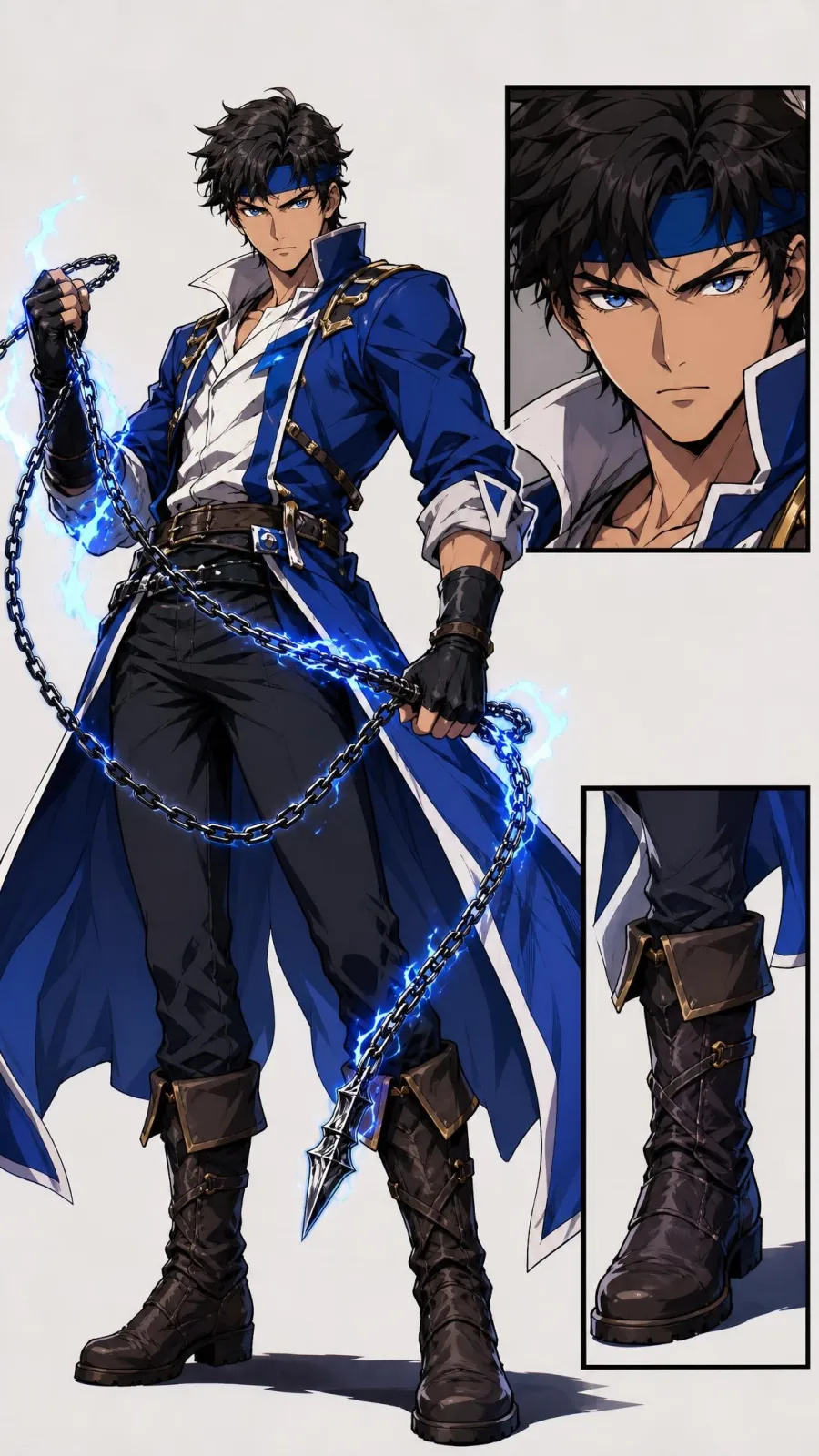 Richter Belmont portrait — AI comic character on TabStory
