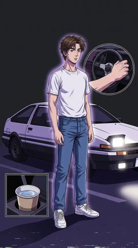 Fujiwara Takumi — AI comic character