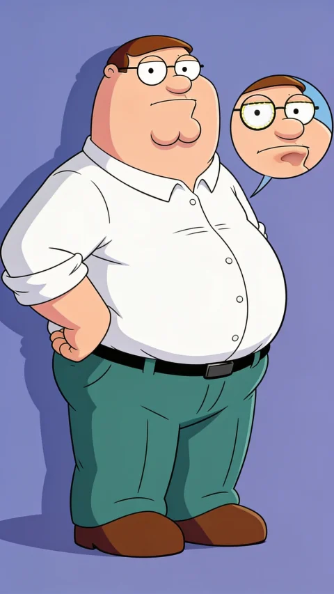 Peter Griffin — related AI comic character