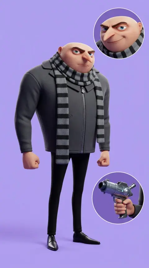 Gru — AI comic character