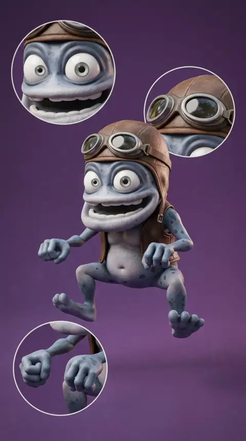Crazy Frog — AI comic character