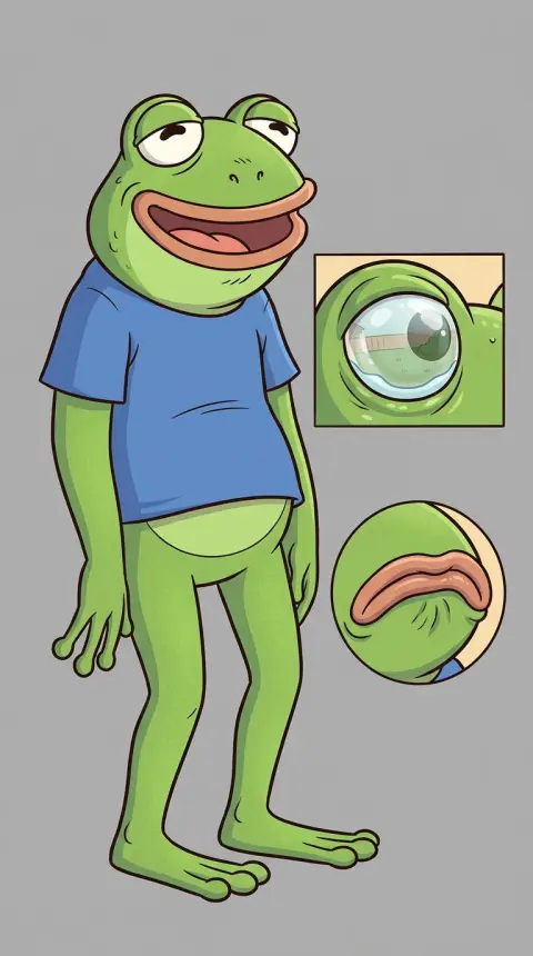 Pepe the Frog — AI comic character