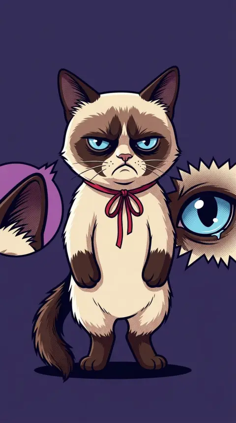 Grumpy Cat / Tardar Sauce — AI comic character