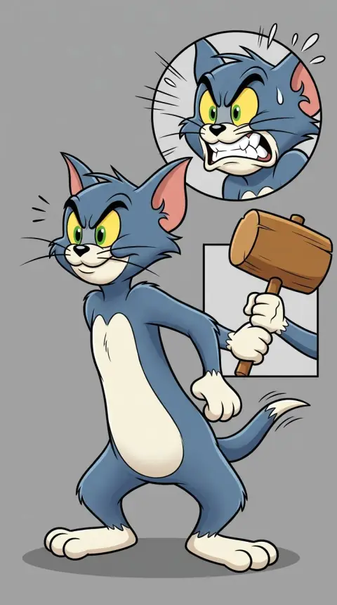 Tom Cat — AI comic character