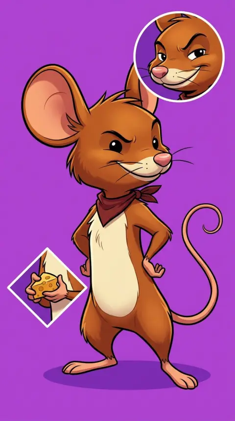 Jerry Mouse — related AI comic character