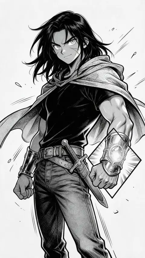 Thomas Vang — AI comic character
