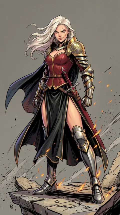 Seraphina Ashveil — related AI comic character
