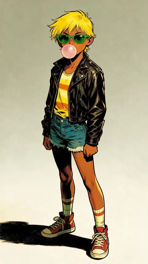 Boom-Boom — AI comic character