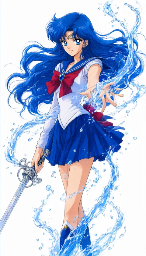 龍咲海 — AI comic character