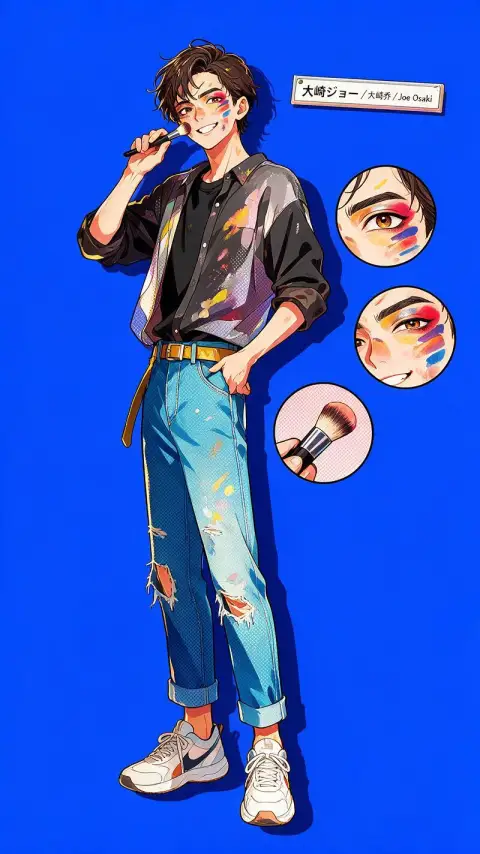 大崎ジョー — AI comic character