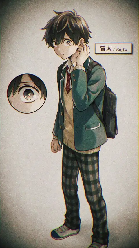 雷太 — AI comic character