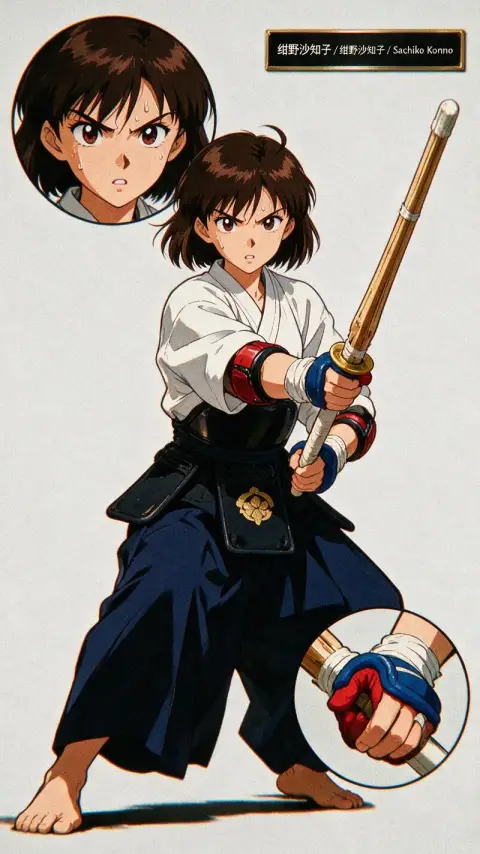 紺野沙知子 — AI comic character