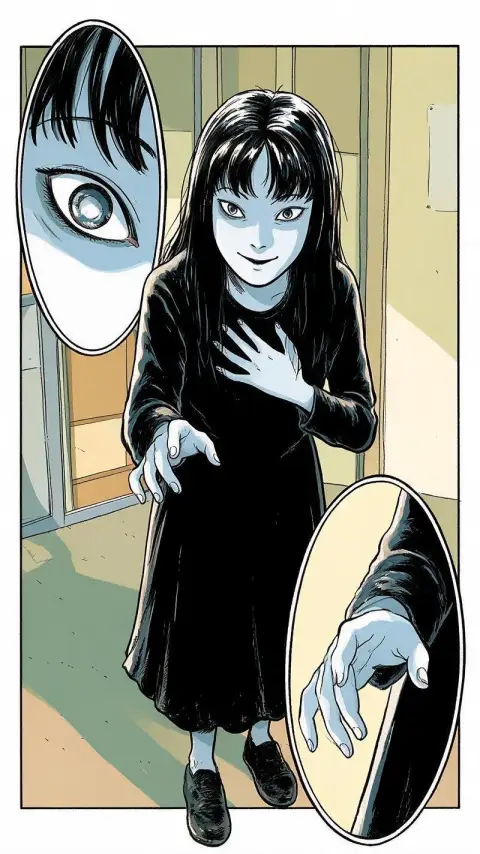 都市伝説の女 — AI comic character
