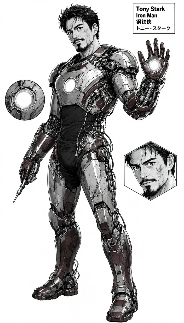 Tony Stark portrait